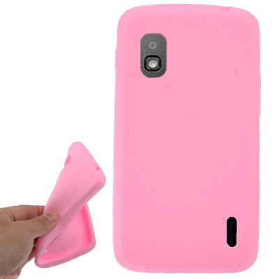Pure Colour Silicon Case for LG E960 Nexus4