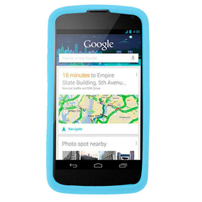 Pure Colour Silicon Case for LG E960 Nexus4