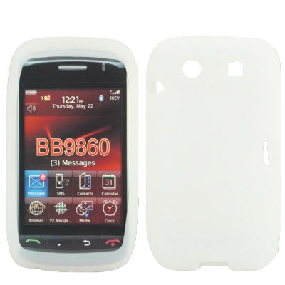 Silicon Case for Blackberry BB9860(White)