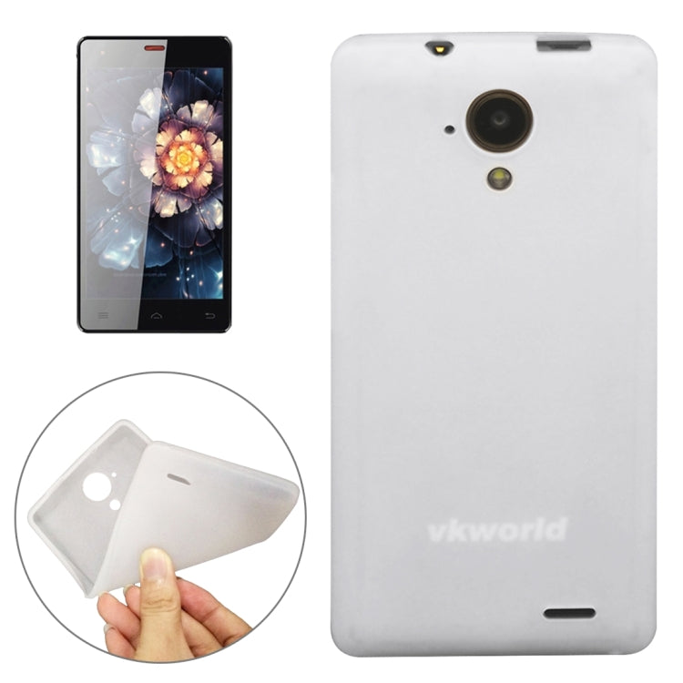 Silicone Protective Case for Vkworld VK6735X (S-MPH-1380)(White)