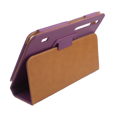 Leather Case with Holder for Motorola Xoom(Purple)