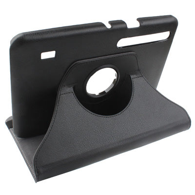 360 Degree Rotatable Leather Case with Holder for Motorola Xoom(Black)