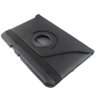 360 Degree Rotatable Leather Case with Holder for Motorola Xoom(Black)