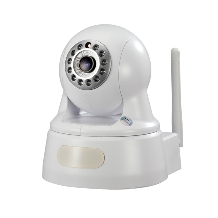 IPCC-H01W H.264 Wireless Infrared IP Camera, 720P 3.6mm Lens 1.0 Megapixel Pan / Tilt Plug and Play Wireless With TF / Micro SD Memory Card Slot, IR Night Vision 2-Way Audio Indoor IP Camera(White)