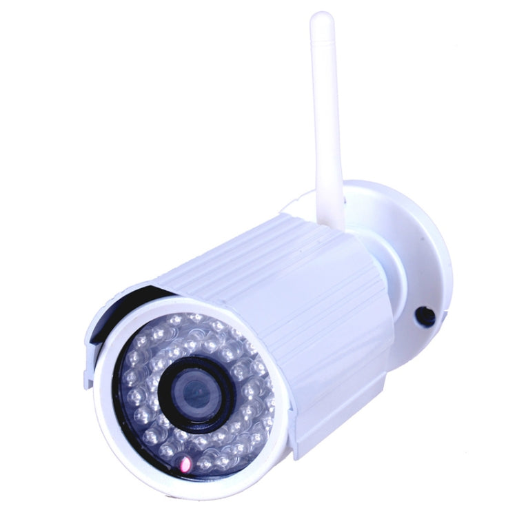 IPCC-H05 H.264 Wireless Infrared IP Camera, 720P 3.6mm Lens 1.0 Megapixel With Wireless Wifi P2P, IR Night Vision Onvif 2.2 Mini Waterproof Outdoor IP Bullet Camera(White)