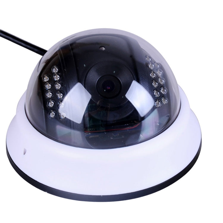 IPCCï¼H04 H.264 720P Mini Indoor IP Dome Camera with Built-in Wireless Wifi, 1.0 Megapixel 3.6mm Lens / P2P / IR Night Vision(White)