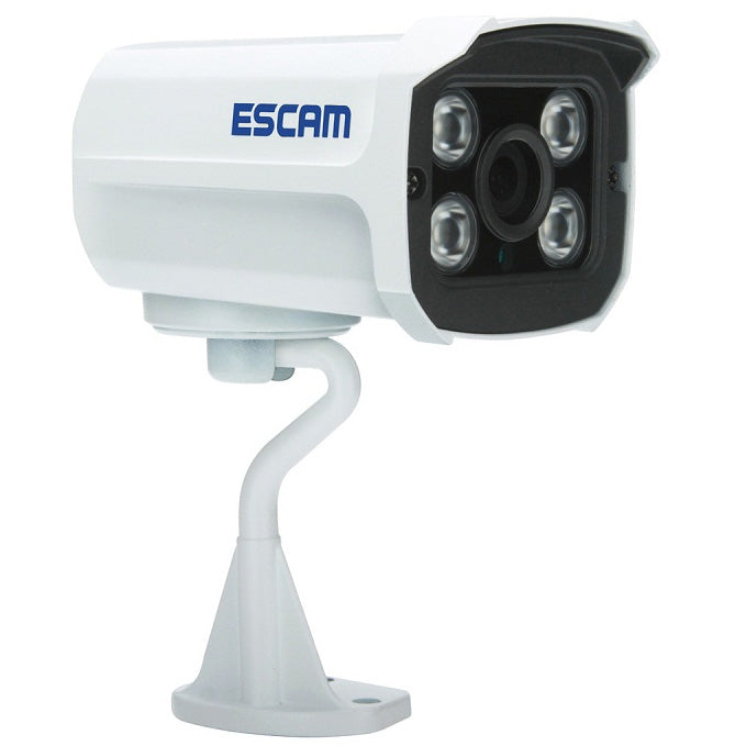 ESCAM Brick QD300 H.264 Dual Stream 3.6mm Day / Night Waterproof IP Camera, Support Mobile Detection(White)