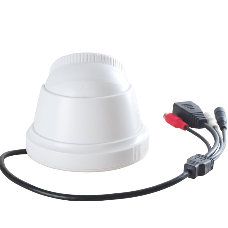 Onvif Mini P2P H.264 IR Cut IP Dome Camera 720P 3.6mm Lens 1.0 Megapixel Night Vision CCTV Security (IPCC-D09)(White)