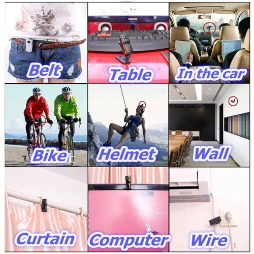 MD81S Professional High Definition Wireless P2P Pocket-size Mini IP DV / WiFi Camera / Camcorder for iPhone / Android(Black)