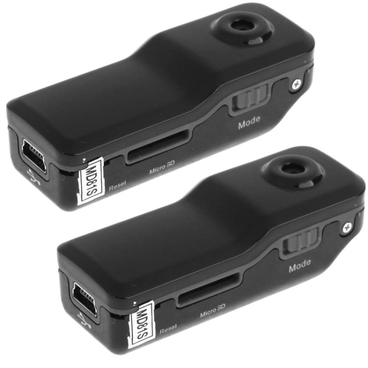 MD81S Professional High Definition Wireless P2P Pocket-size Mini IP DV / WiFi Camera / Camcorder for iPhone / Android(Black)