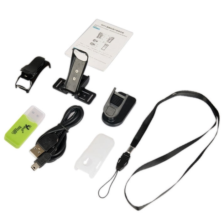 MD81S Professional High Definition Wireless P2P Pocket-size Mini IP DV / WiFi Camera / Camcorder for iPhone / Android(Black)