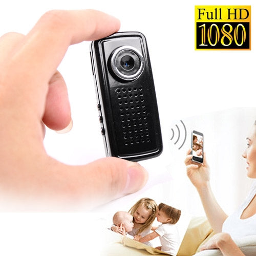 Z2 H.264 1080P WiFi Remote Wireless IP Camera / Mini DV for iPhone / Android(Black)