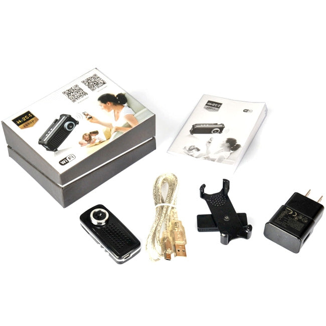 Z2 H.264 1080P WiFi Remote Wireless IP Camera / Mini DV for iPhone / Android(Black)
