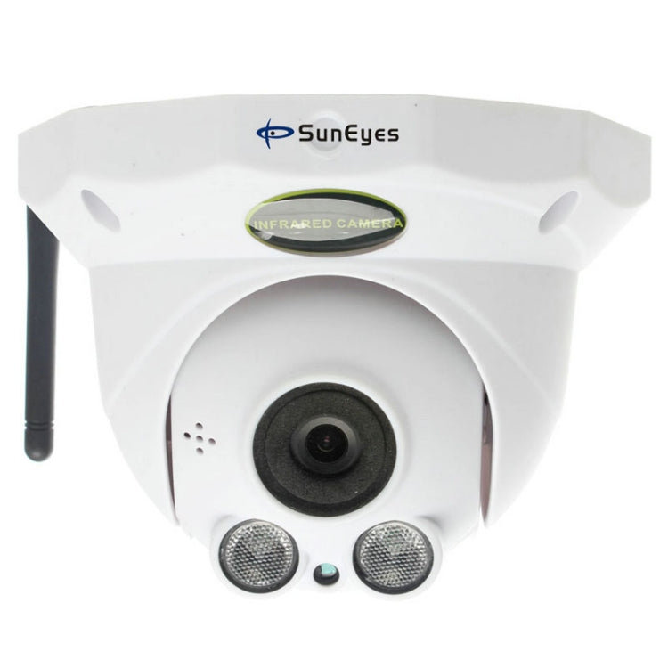 SunEyes  P Series H.264 HD 720P Wifi Wireless Dome IP Camera, 1.0 Mega Pixels 3.6mm Fixed Focal Lens, Two Way Audio Array IR, Built in IR-Cut, Support Micro SD / TF Card, SP-P702W