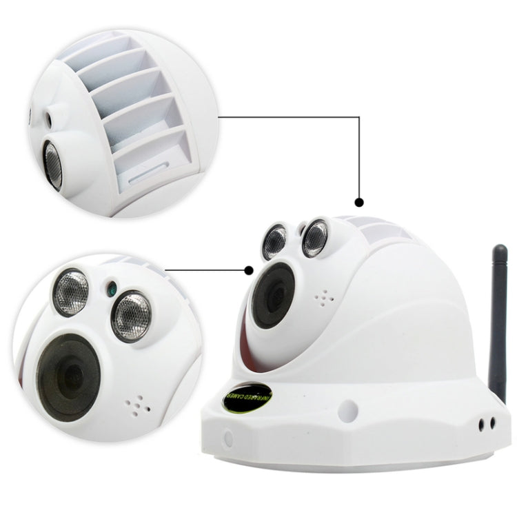 SunEyes  P Series H.264 HD 720P Wifi Wireless Dome IP Camera, 1.0 Mega Pixels 3.6mm Fixed Focal Lens, Two Way Audio Array IR, Built in IR-Cut, Support Micro SD / TF Card, SP-P702W