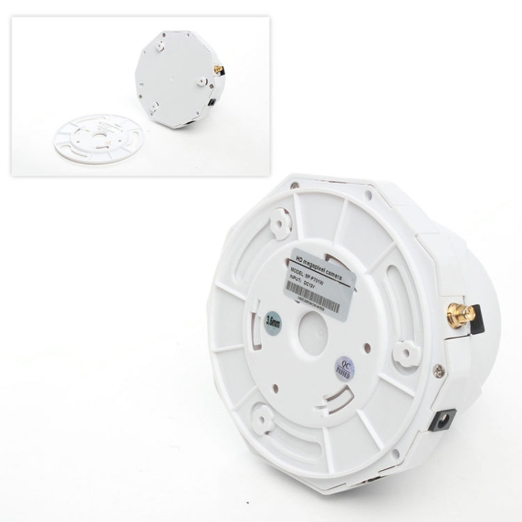 SunEyes  P Series H.264 HD 720P Wifi Wireless Dome IP Camera, 1.0 Mega Pixels 3.6mm Fixed Focal Lens, Two Way Audio Array IR, Built in IR-Cut, Support Micro SD / TF Card, SP-P702W