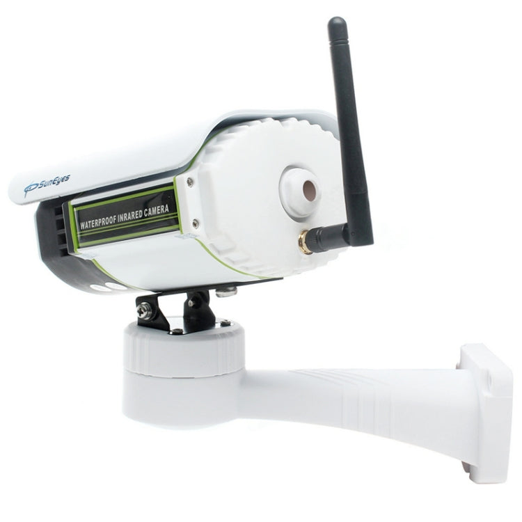 SunEyes P Series H.264 HD 720P Waterproof IP66 Wireless Wifi Outdoor IR Bullet Camera, 1.0 Mega Pixels 4.0mm Fixed Focal Lens, Support Pan Rotation, Built in IR-Cut, Support Micro SD / TF Card, SP-P703W