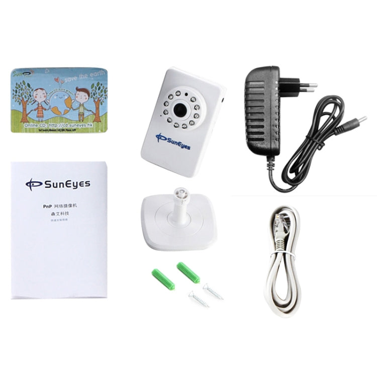SunEyes T Series HD 720P 1.0 Megapixel Wireless Mini IP Camera, P2P Plug & Play, Support TF Card, SP-TM05WP