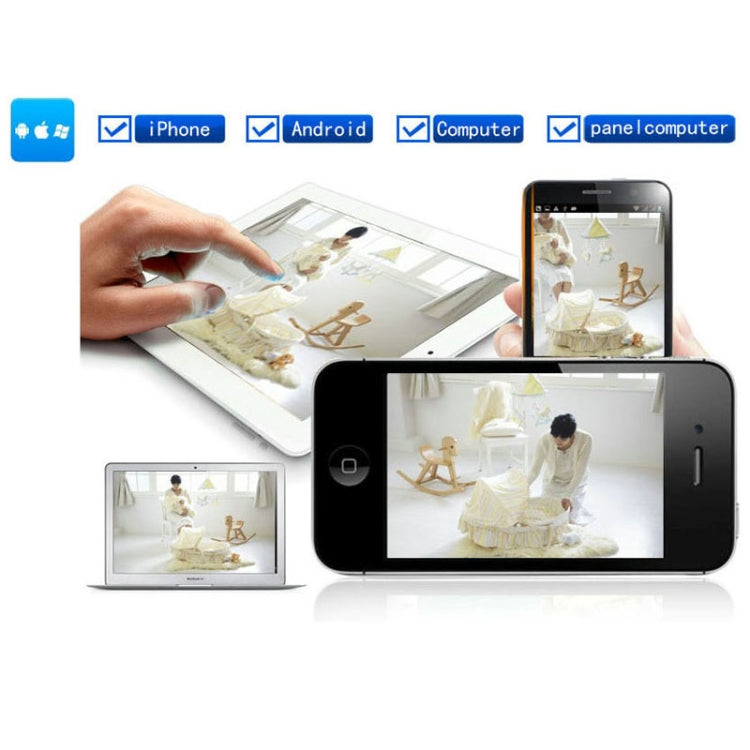 SunEyes T Series HD 720P 1.0 Megapixel Wireless Mini IP Camera, P2P Plug & Play, Support TF Card, SP-TM05WP