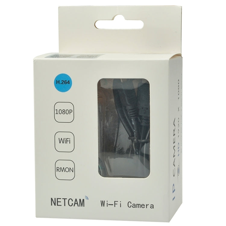 K3 Clip Style 180 Degree Rotation H.264 1080P WiFi Video Camera(White)