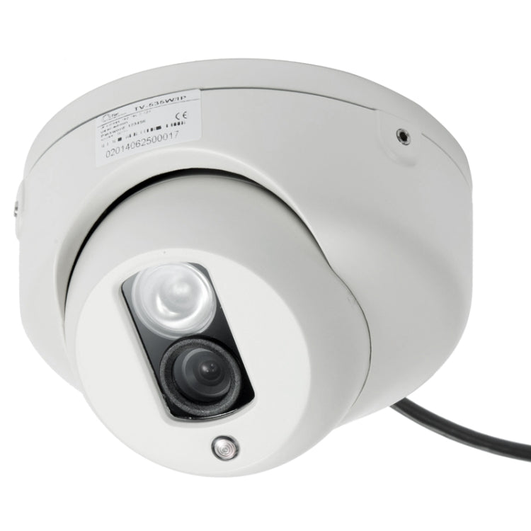 TV-535W/IP H.264 HD 720P Mini Dome IP Infrared Camera, 3.0 Megapixel Lens Optional, Motion Detection / Privacy Mask and 20m IR Night Vision