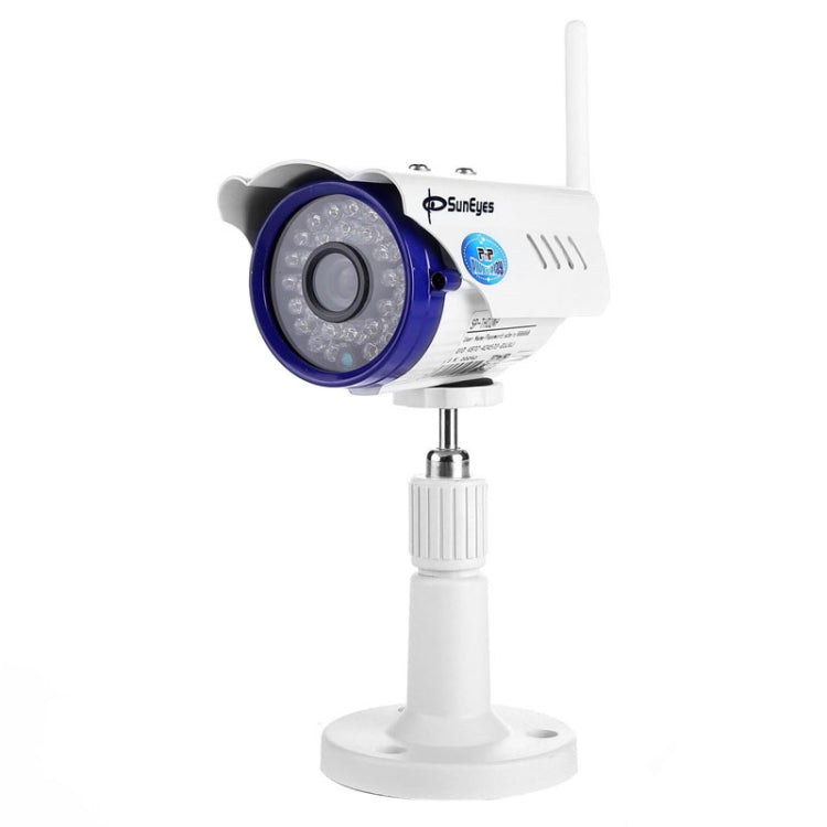 SP-TH02WP SunEyes Series HD 720P Waterproof IP66 Wireless Wifi Outdoor IR Bullet Camera, 1.0 Mega Pixels 3.6mm Fixed Focal Lens, Built in IR-Cut