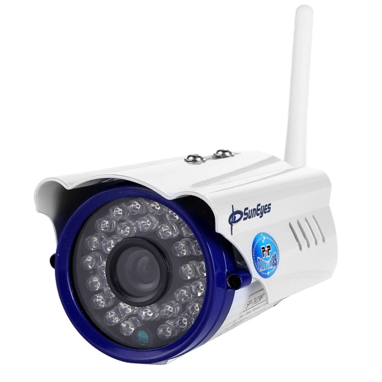 SP-TH02WP SunEyes Series HD 720P Waterproof IP66 Wireless Wifi Outdoor IR Bullet Camera, 1.0 Mega Pixels 3.6mm Fixed Focal Lens, Built in IR-Cut