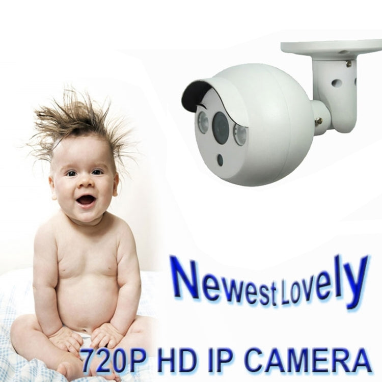 MY101 HD 720P P2P ONVIF Wired Infrared Waterproof Array IP Camera, 1 / 4 inch CMOS 1.0 Mega Pixels Lens, Motion Detection / Privacy Mask / IR-CUT