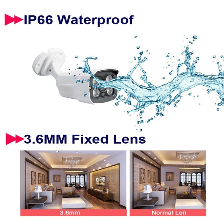 MY304 HD 1080P P2P ONVIF Wired Waterproof Array IP Camera, 1 / 2.5 inch CMOS 2.0 Mega Pixels Lens, Motion Detection / IR-CUT