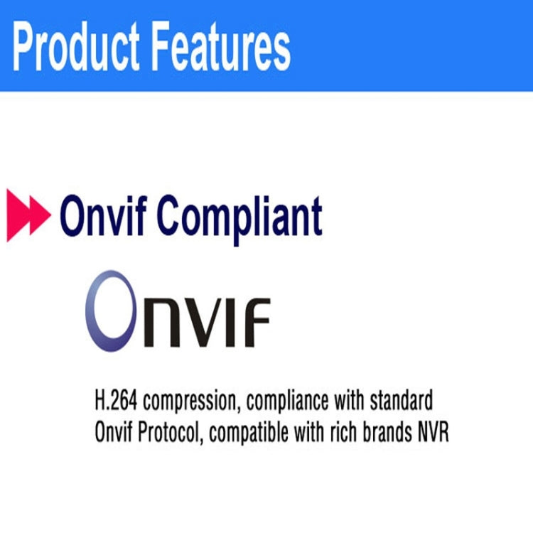 MY304 HD 1080P P2P ONVIF Wired Waterproof Array IP Camera, 1 / 2.5 inch CMOS 2.0 Mega Pixels Lens, Motion Detection / IR-CUT