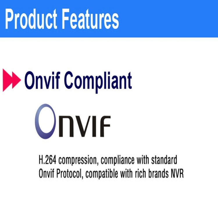 MY307 HD 1080P P2P ONVIF Wired Waterproof Bullet IP Camera, 1 / 2.5 inch CMOS 2.0 Mega Pixels Lens, Motion Detection / IR-CUT(White)