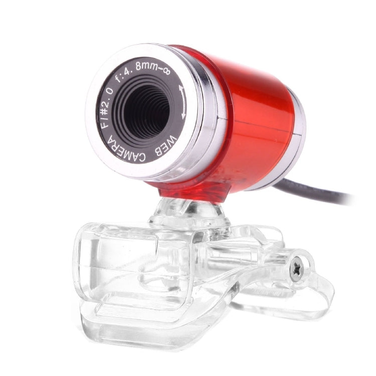 5.0 Pixels Driverless USB PC Camera for Laptop PC(Red)