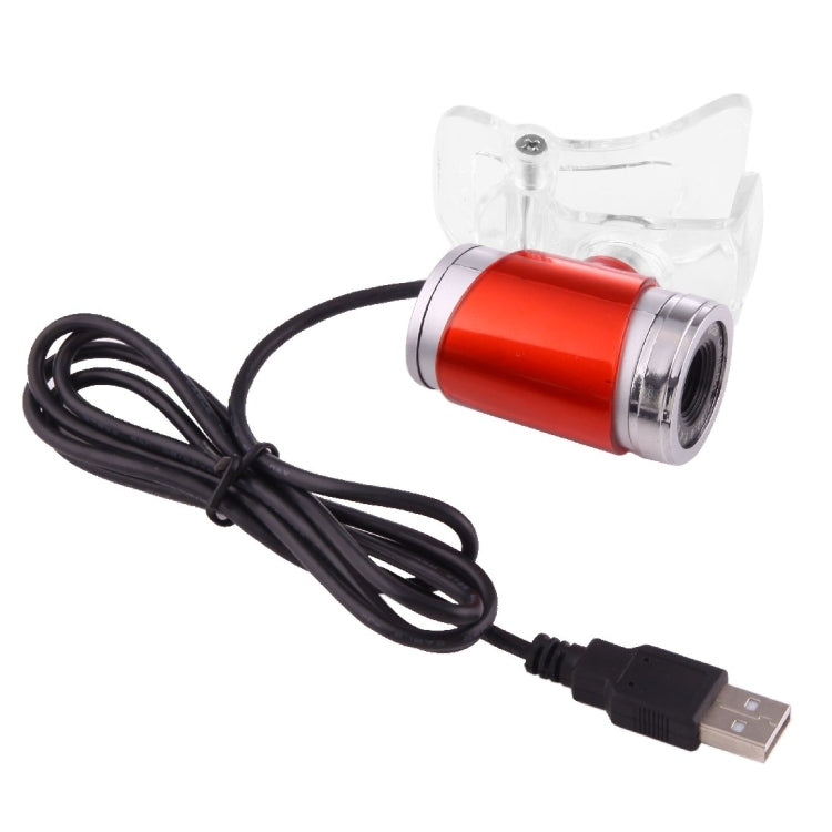 5.0 Pixels Driverless USB PC Camera for Laptop PC(Red)