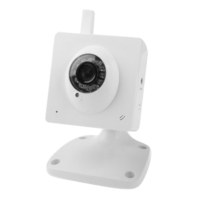 Wireless Cube IP Camera, Support 2 Way Audio, WIFI and Motion Detection, Built-in Microphone(White)