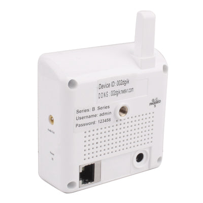 Wireless Cube IP Camera, Support 2 Way Audio, WIFI and Motion Detection, Built-in Microphone(White)