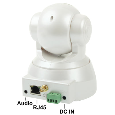 Wireless Dome IP Camera, Support 2 Way Audio Function, PAN/TILT Rotate, WIFI and Motion Detection, Night Vision Function, Built-in Microphone, Viewing Angle: 60 Degree