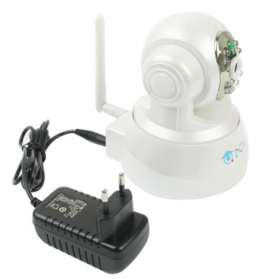 Wireless Dome IP Camera, Support 2 Way Audio Function, PAN/TILT Rotate, WIFI and Motion Detection, Night Vision Function, Built-in Microphone, Viewing Angle: 60 Degree