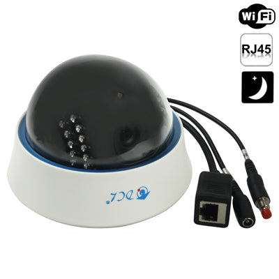 H.264 Wireless P/T Dome IP Camera, Support 2 Way Audio, WIFI and Motion Detection, IR Night Vision Function, Built-in Microphone
