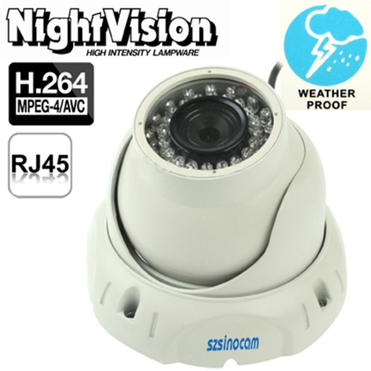 szsinocam H.264 Wired Infrared IP Camera, 2.0 Mega Pixels, Motion Detection and Night Vision Function (SN-IPC-8006)