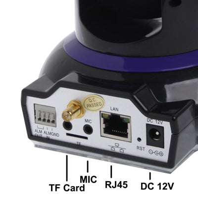 Wireless Infrared IP Camera with WIFI, 1.3 Mega Pixels, Motion Detection and Night Vision Function, Support TF Card and Microphone