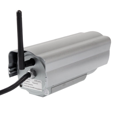 Wireless Infrared Waterproof IP Camera with WiFi, 0.3 Mega Pixels, Motion Detection and Night Vision / Dimensional Code Function