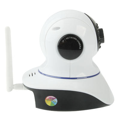 T9317 Wireless Infrared IP Camera with WIFI, 0.3 Mega Pixels, Motion Detection and Night Vision Function, Support TF Card and Microphone(White)