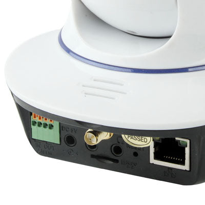 T9317 Wireless Infrared IP Camera with WIFI, 0.3 Mega Pixels, Motion Detection and Night Vision Function, Support TF Card and Microphone(White)