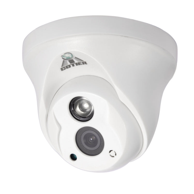 H.264 Wired Infrared Waterproof / Vandalproof IP Camera, 1 / 3 inch 4mm 2.0 Mega Pixels Fixed Lens, Motion Detection / Privacy Mask and 30m IR Night Vision, Support (1600 x 1200) & HD 720P (1280 x 720)(White)
