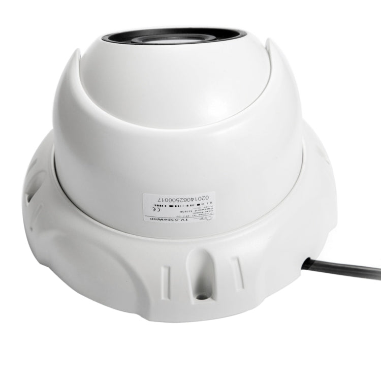 H.264 Wired Infrared Waterproof / Vandalproof IP Camera, 1 / 3 inch 6mm 2.0 Mega Pixels Fixed Lens, Motion Detection / Privacy Mask and 30m IR Night Vision, Support (1600 x 1200) & HD 720P (1280 x 720)(White)