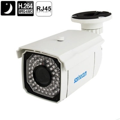 szsinocam 1/2.5 inch H.264 5 Mega Pixels Wired Infrared Waterproof IP Camera, 2.8-12mm Varifocal Lens, IR Distance :30-50m