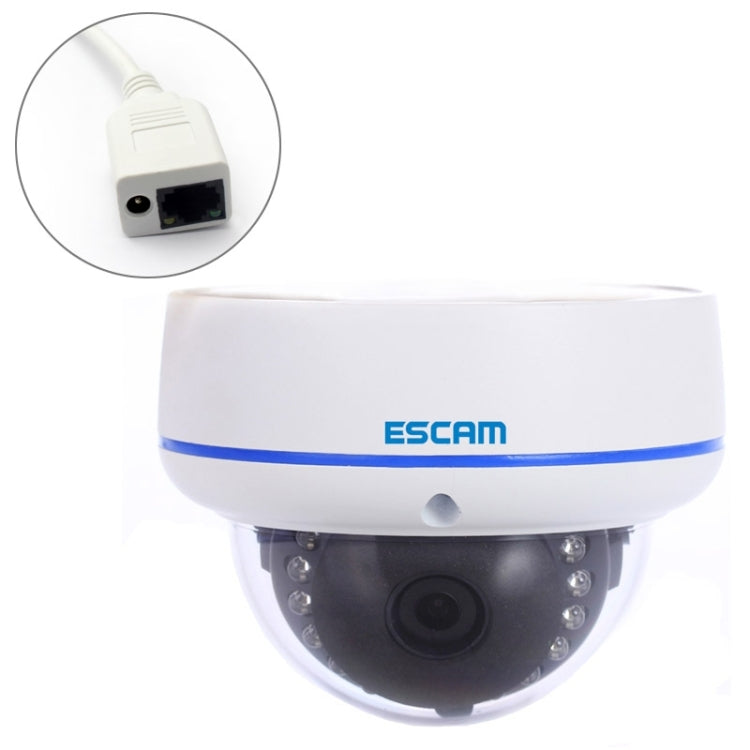 ESCAM Q645R 720P H.264 ONVIF 3.6mm IR-Dome Waterproof Camera, Support Mobile Detection