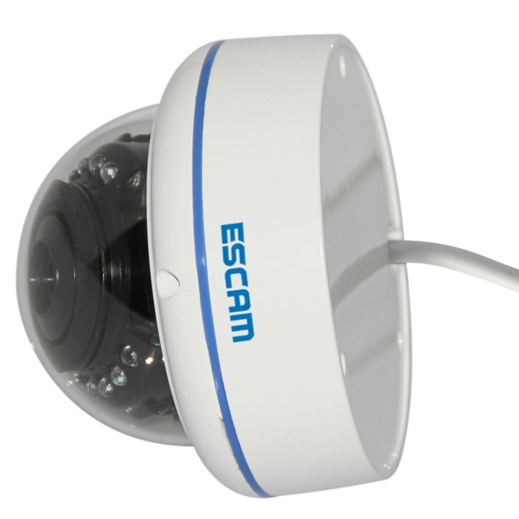 ESCAM Q645R 720P H.264 ONVIF 3.6mm IR-Dome Waterproof Camera, Support Mobile Detection