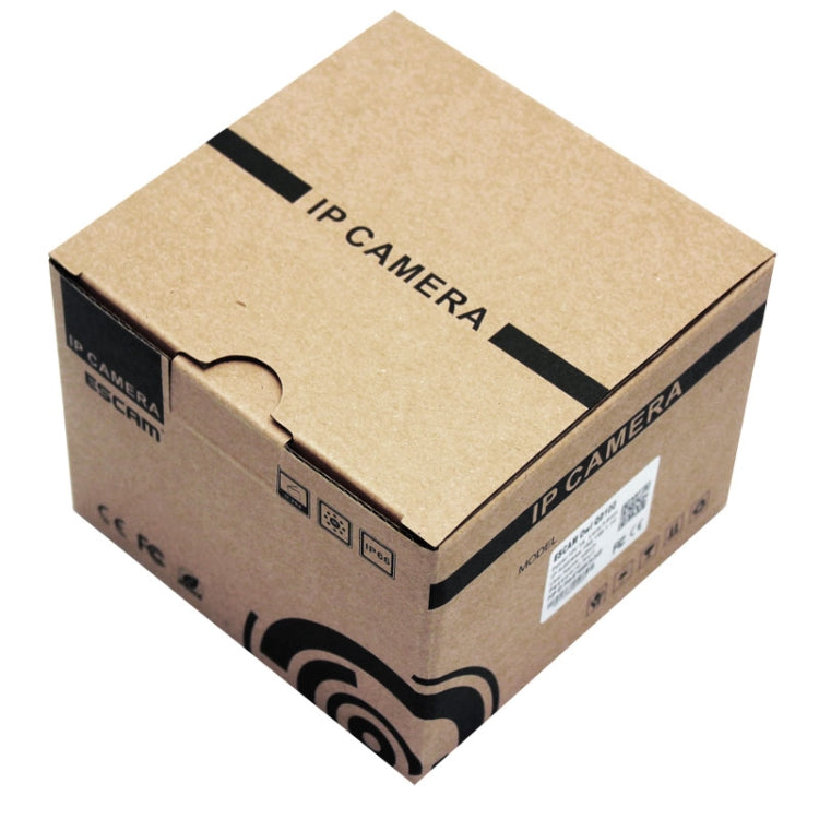 ESCAM HD3200 TI 1080P POE H.264 ONVIF 3.6mm Dome Waterproof Camera(White)