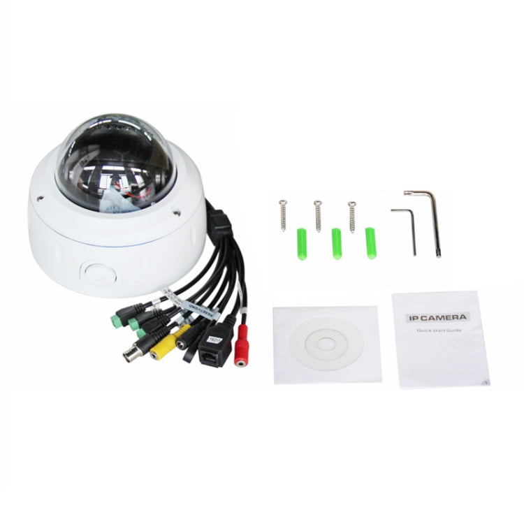 ESCAM HD3500V TI 1080P POE H.264 ONVIF 2.8-12mm 4X Zoom IR-Dome Waterproof Camera(White)